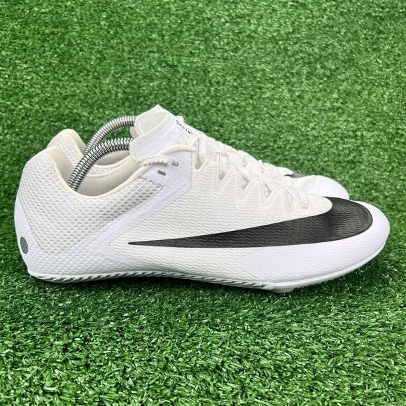 Nike Zoom Rival Sprint Track Shoes Men's 10 White Black Cleat Spikes‎ DC8753-100 - Picture 3 of 17